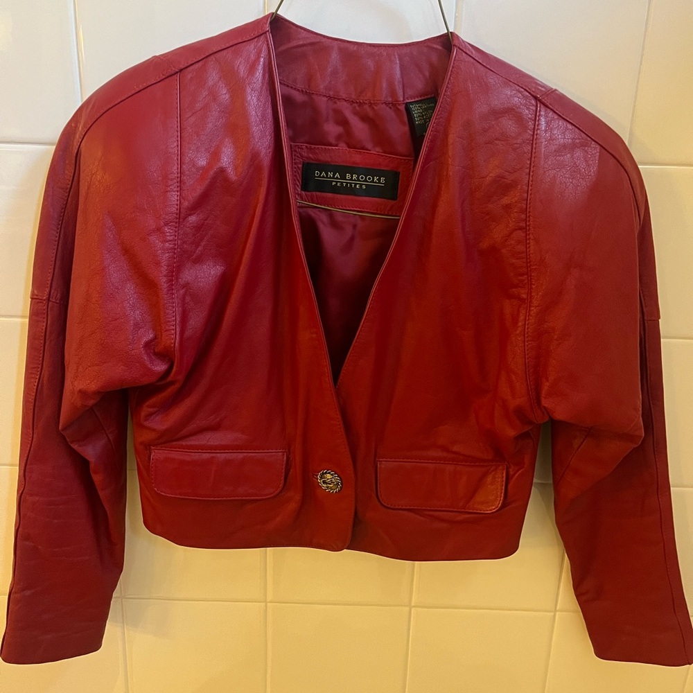 Vintage Dana Brooke Red Jacket